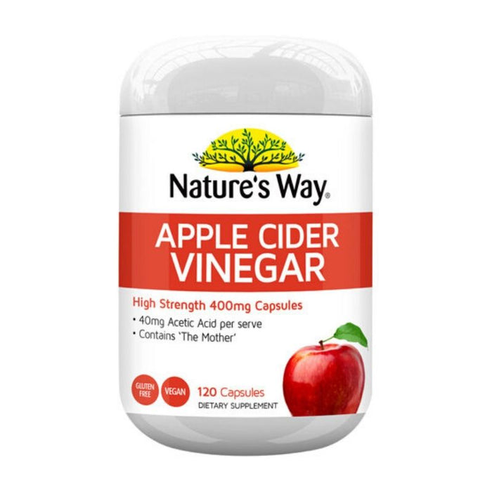 Natures Way NZ - Apple Cider Vinegar 400mg Capsules 120