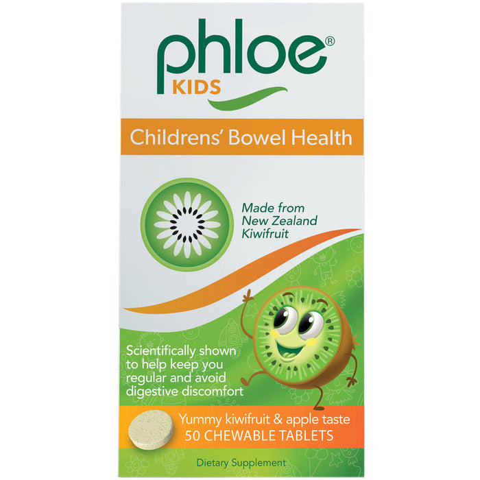 Phloe KIDS Childrens Bowel Health Chewable Tablets 50