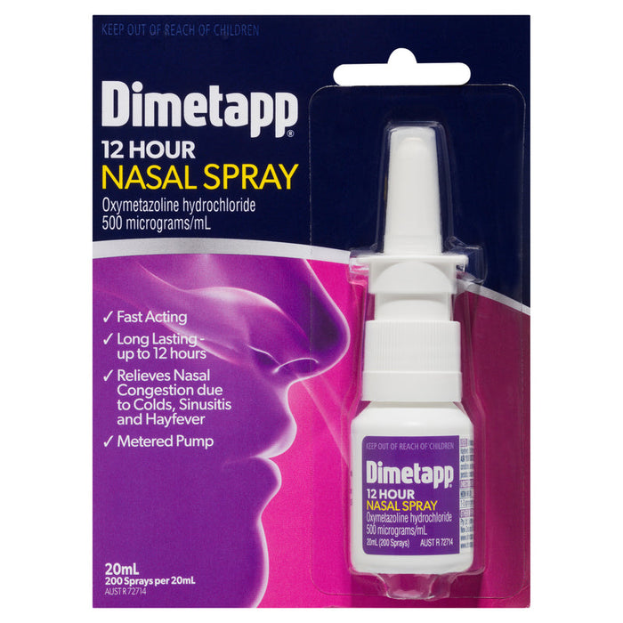 Dimetapp 12 Hour Nasal Spray 20ml