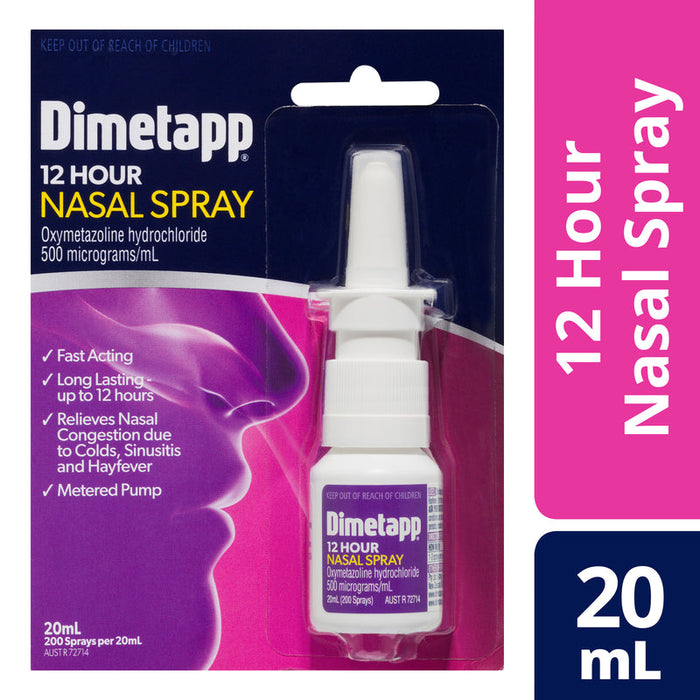 Dimetapp 12 Hour Nasal Spray 20ml