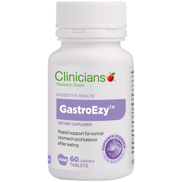 Clinicians GastroEzy Chewable Tablets 60