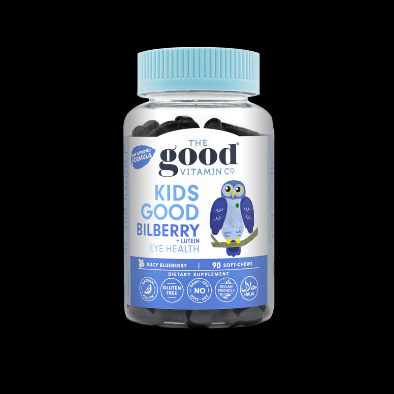 The Good Vitamin CO Kids Good Bilberry + Lutein Eye Health Soft Chews 90 - Juicy Blueberry