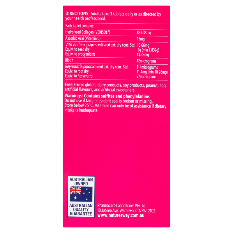 Natures Way NZ - Beauty Collagen Tablets 60