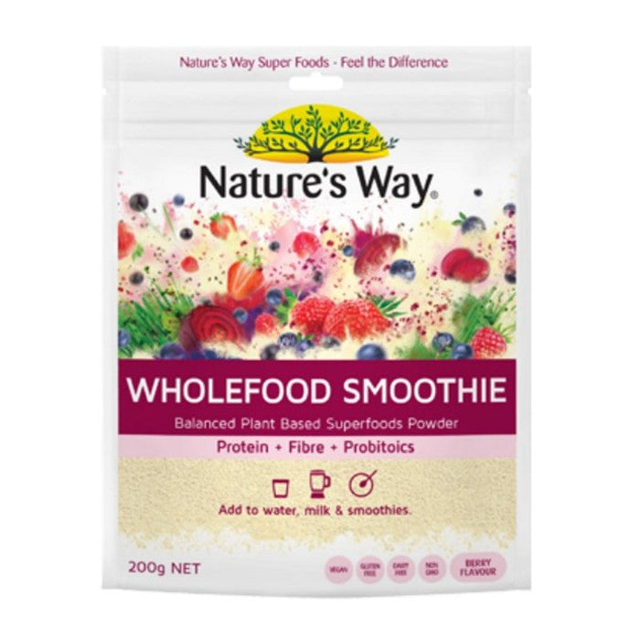 Natures Way NZ - Wholefood Smoothie Berry 200g