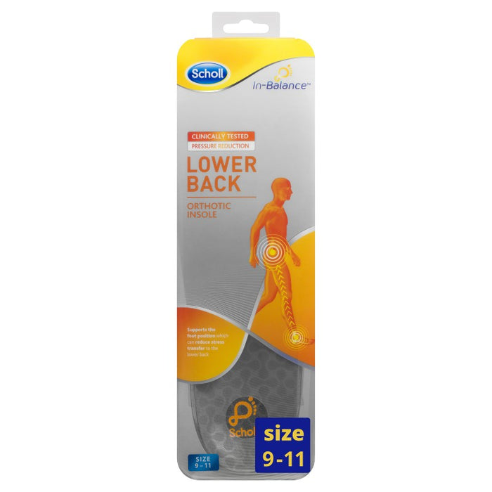 Scholl In-Balance Insole Lower Back - Large