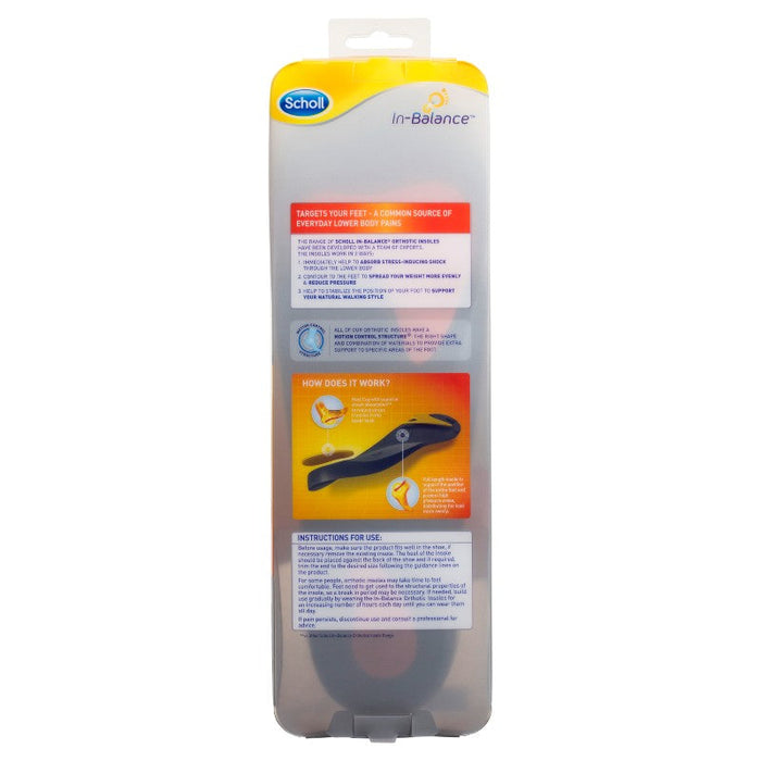 Scholl In-Balance Insole Lower Back - Large