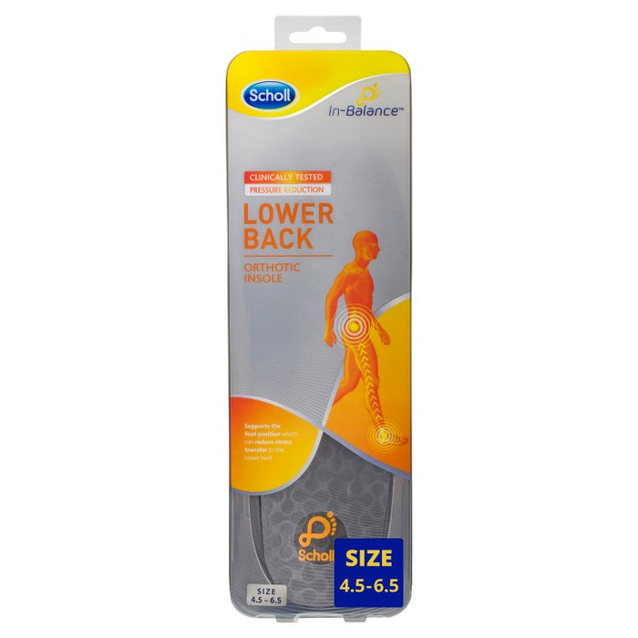 Scholl In-Balance Insole Lower Back - Small