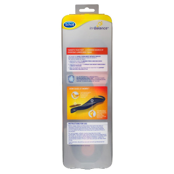 Scholl In-Balance Insole Lower Back - Small