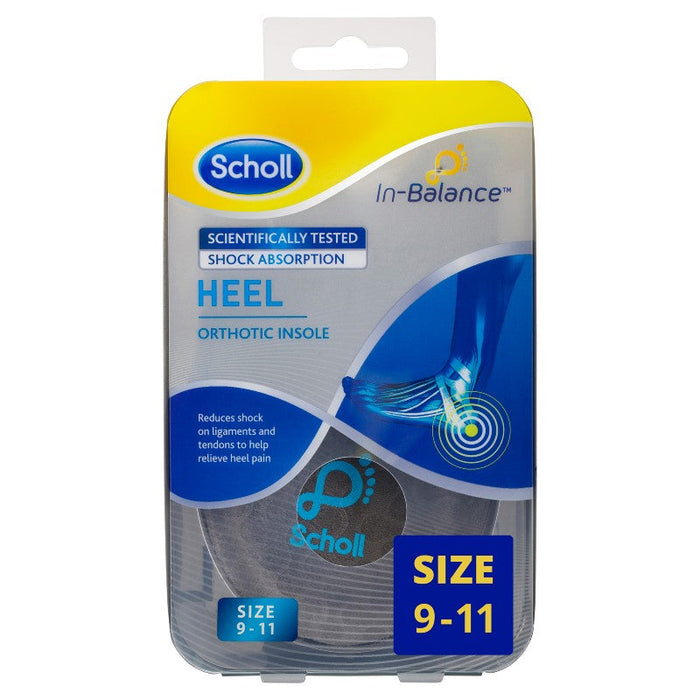 Scholl In-Balance Insole Heel And Ankle - Large