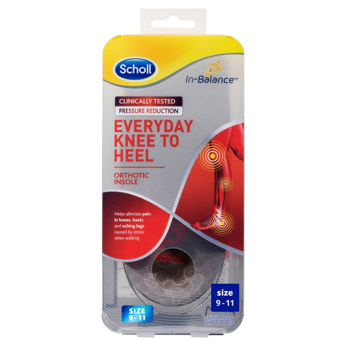 Scholl In-Balance Insole Knee To Heel - Large