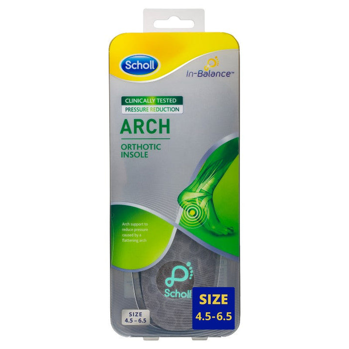 Scholl In-Balance Insole Ball of Foot and Arch - Small