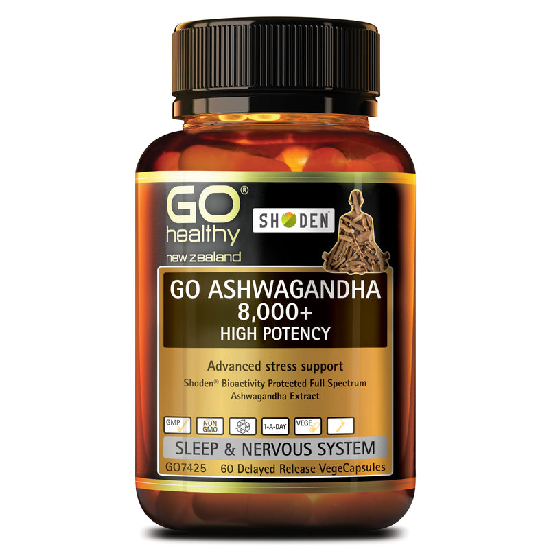 GO Healthy GO Ashwagandha 8000+ Capsules 60