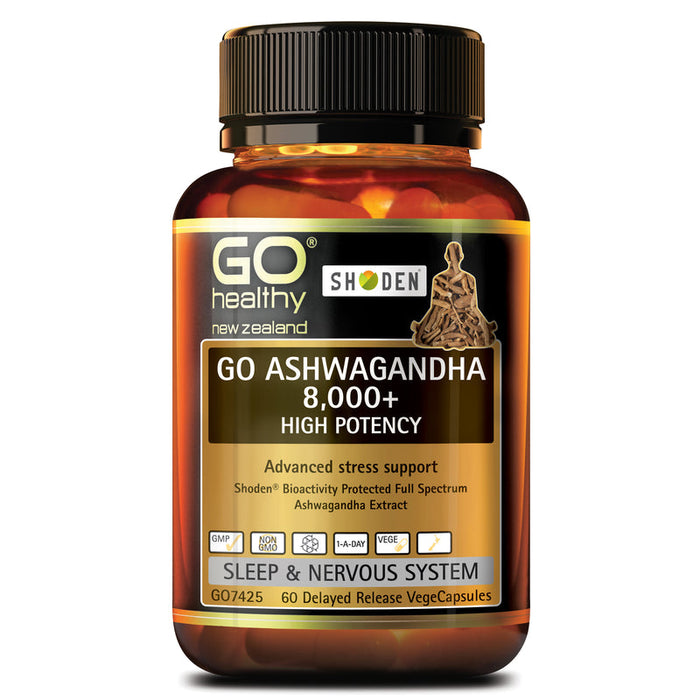 GO Healthy GO Ashwagandha 8000+ Capsules 60