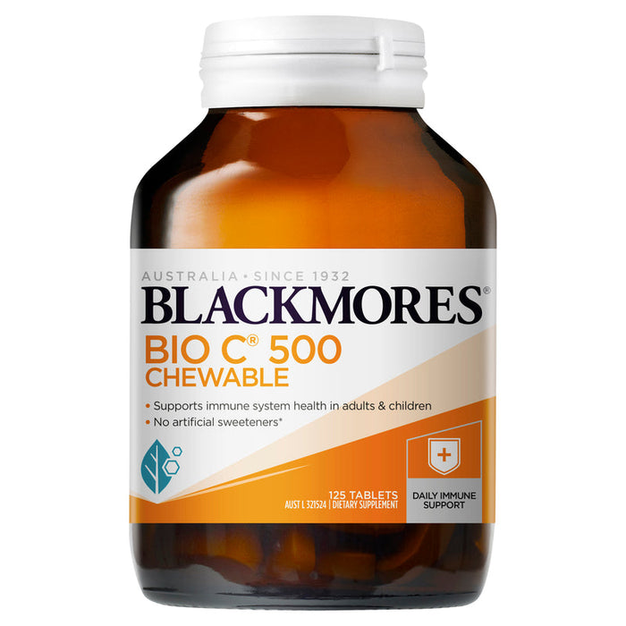 Blackmores Bio C 500mg Chewable Tablets 125