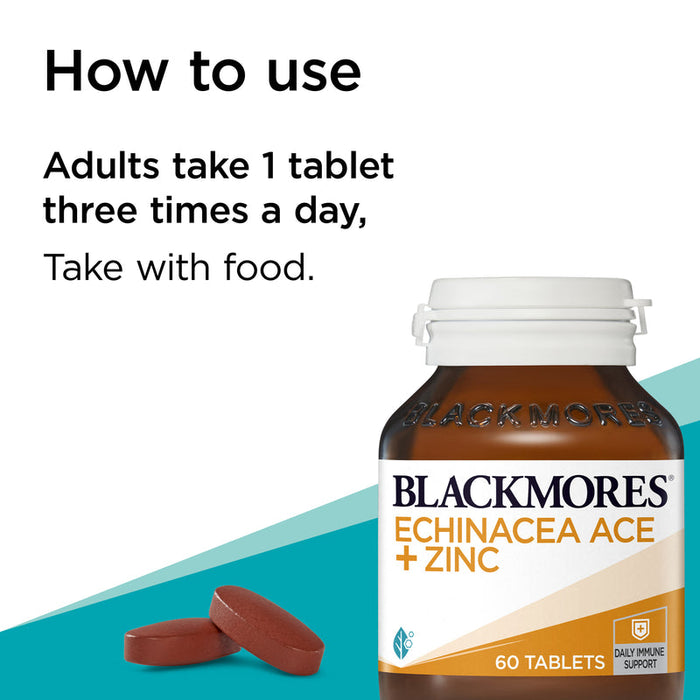 Blackmores Echinacea ACE + Zinc Tablets 60