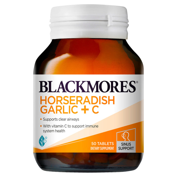 Blackmores Horseradish, Garlic + C Tablets 50