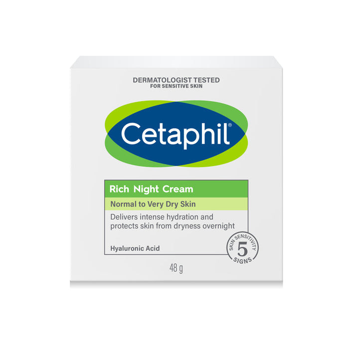 Cetaphil Rich Night Cream With Hyaluronic Acid 48g