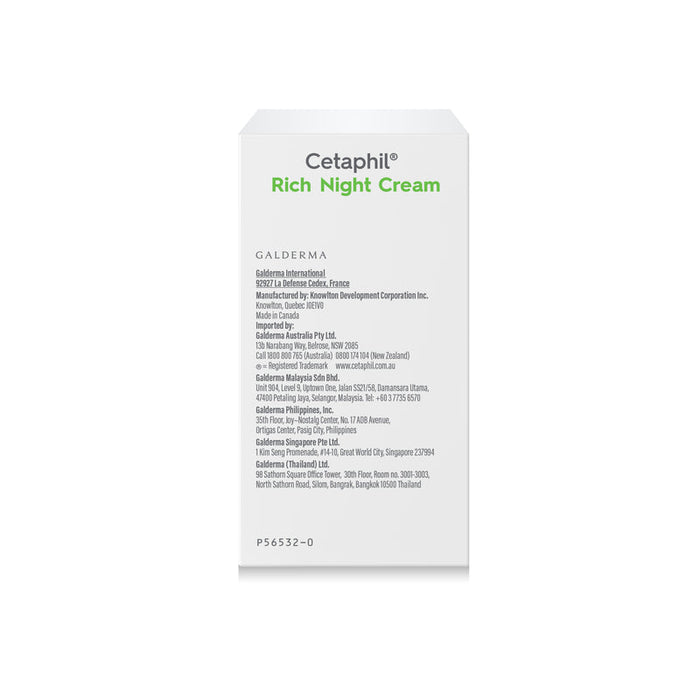 Cetaphil Rich Night Cream With Hyaluronic Acid 48g