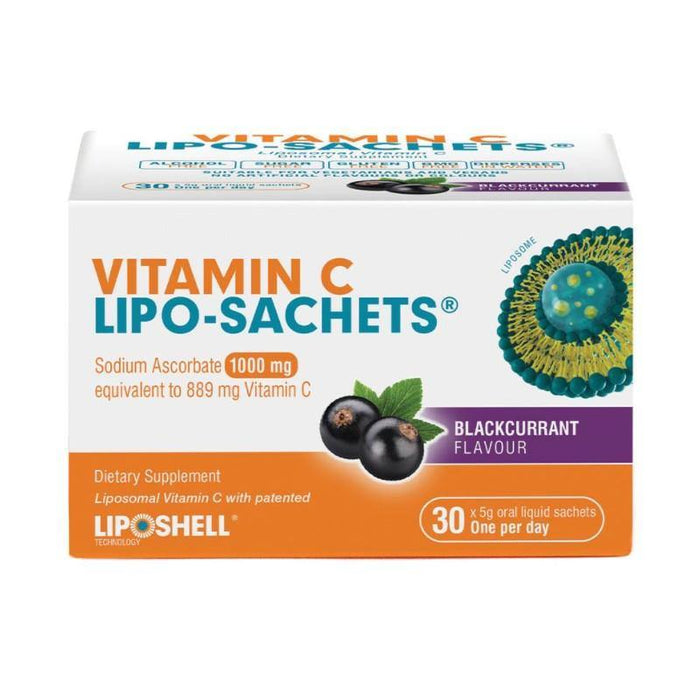 Lipo-Sachets Vitamin C Blackcurrant 30 Pack