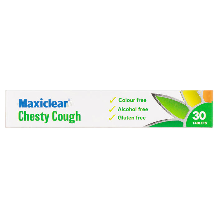 Maxiclear Chesty Cough 8mg Tablets 30