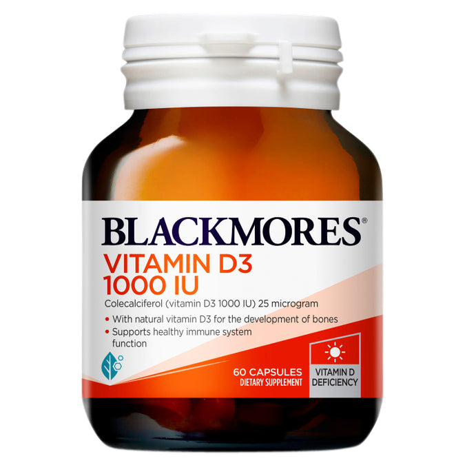 Blackmores Vitamin D3 1000IU Capsules 60