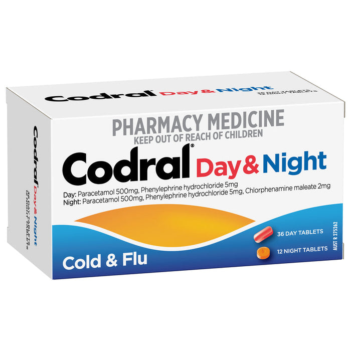 Codral Day & Night Tablets 48 - Codeine FREE