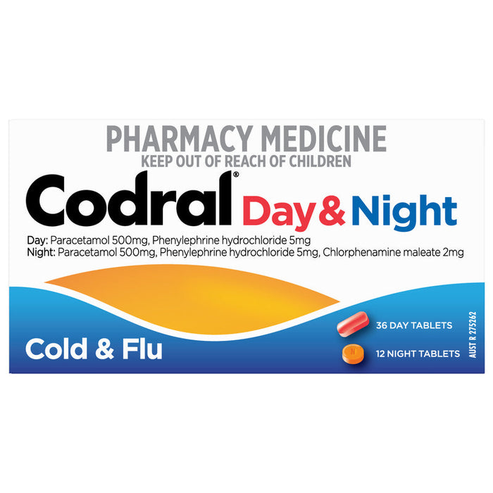 Codral Day & Night Tablets 48 - Codeine FREE