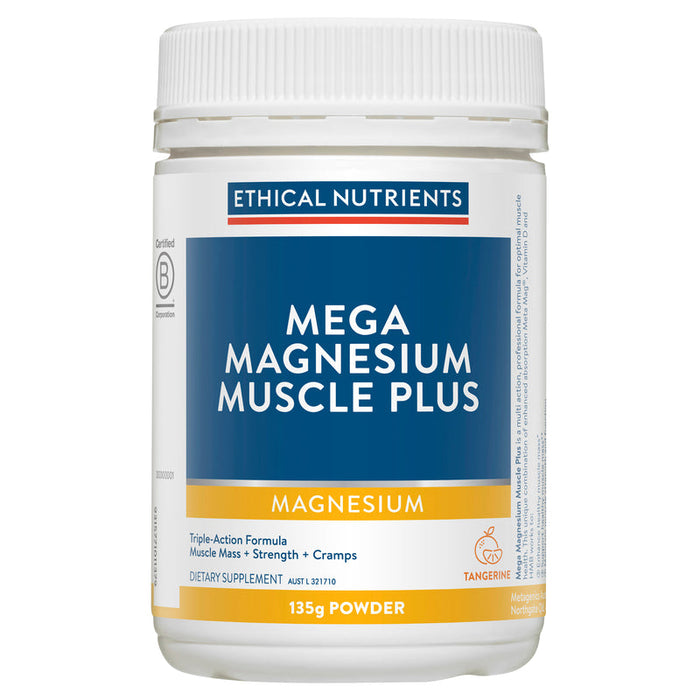 Ethical Nutrients Mega Magnesium Muscle Plus Powder 135g