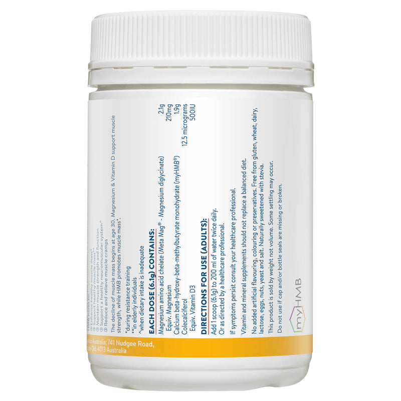 Ethical Nutrients Mega Magnesium Muscle Plus Powder 135g