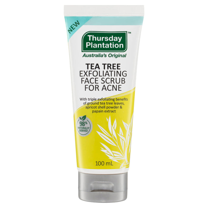 Thursday Plantation Tea Tree Exfoliating Face Scrub For Acne 100ml