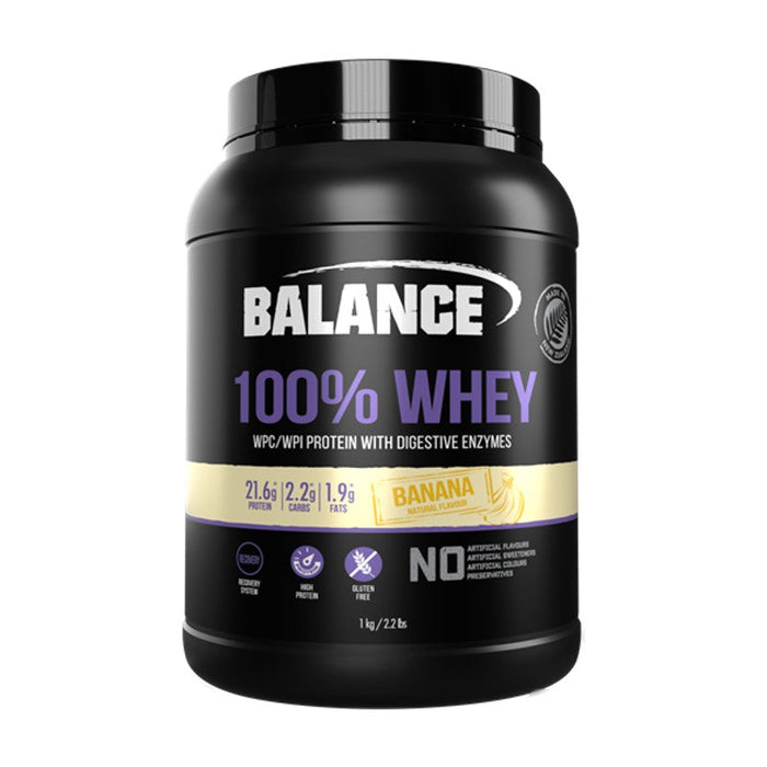 Balance 100% Whey Protein Banana 1kg