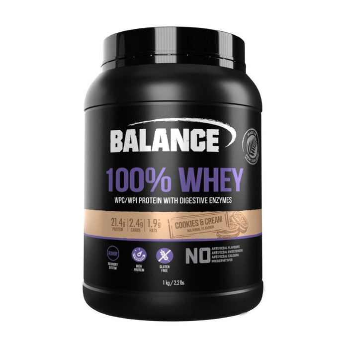 Balance 100% Whey Protein Cookies & Cream 1kg