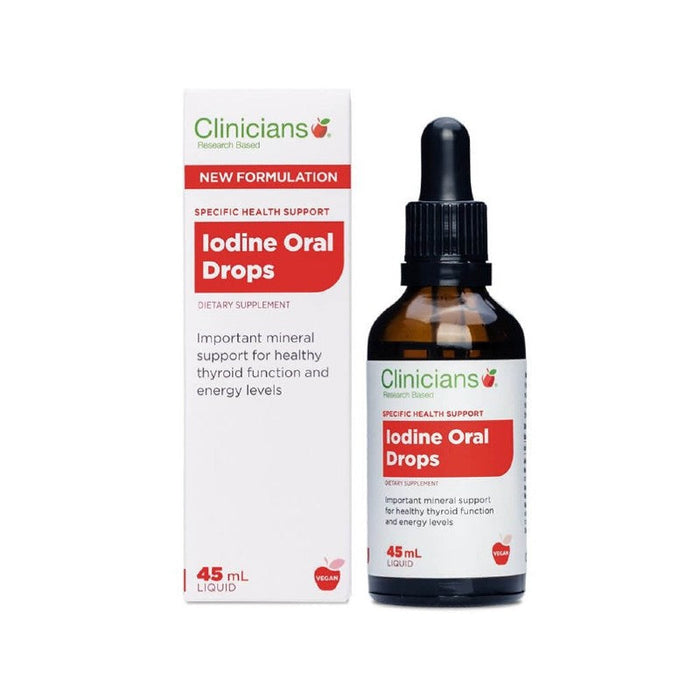 Clinicians Iodine Oral Drops 45ml