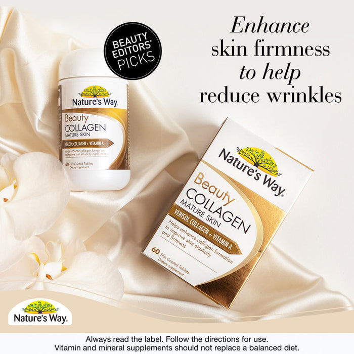 Natures Way NZ - Beauty Collagen Mature Skin Tablets 60