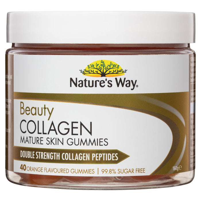 Natures Way NZ - Beauty Collagen Mature Skin Gummies 40 - Orange