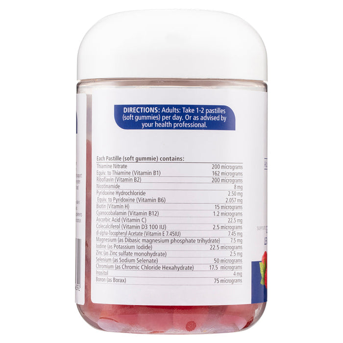 Natures Way NZ - Adult Vita Gummies Mens Multivitamin 100 - Raspberry, Lemon & Blueberry