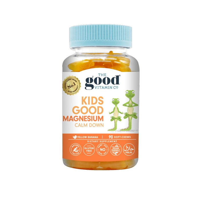 The Good Vitamin CO Kids Good Magnesium Calm Down Soft Chews 90 - Yellow Banana