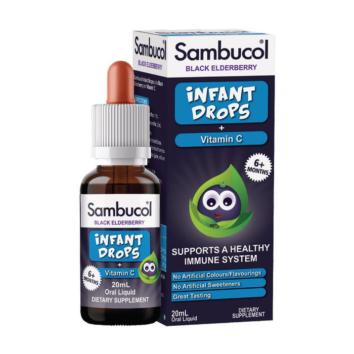 Sambucol Infant Drops Black Elderberry + Vitamin C 20ml