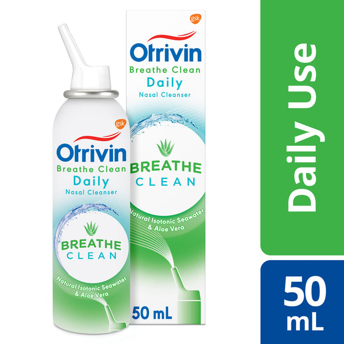 Otrivin Breathe Clean Daily Nasal Cleanser Spray 50ml