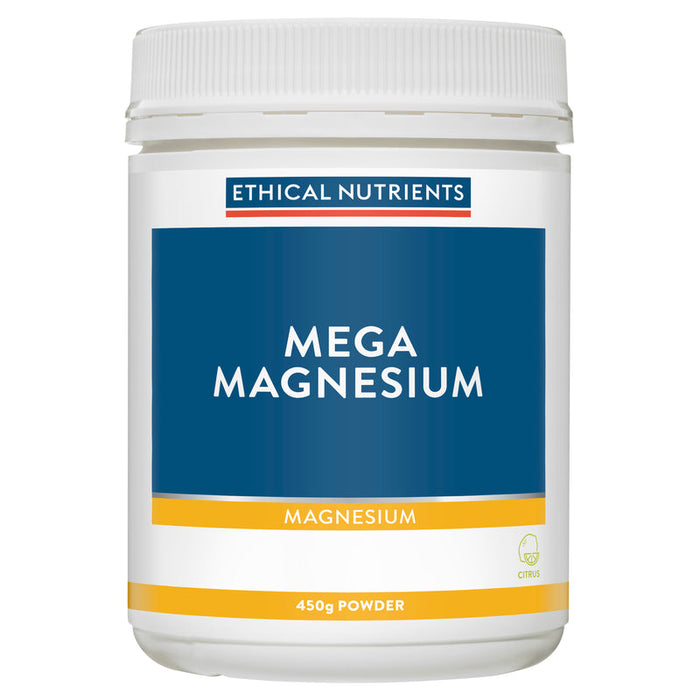 Ethical Nutrients Mega Magnesium Powder 450g - Citrus