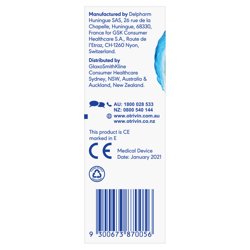 Otrivin Baby & Kids Saline Solution Nasal Spray 15ml
