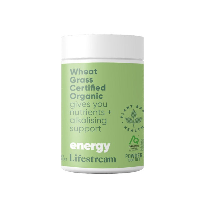 Lifestream Wheat Grass Certified Organic Powder 100g