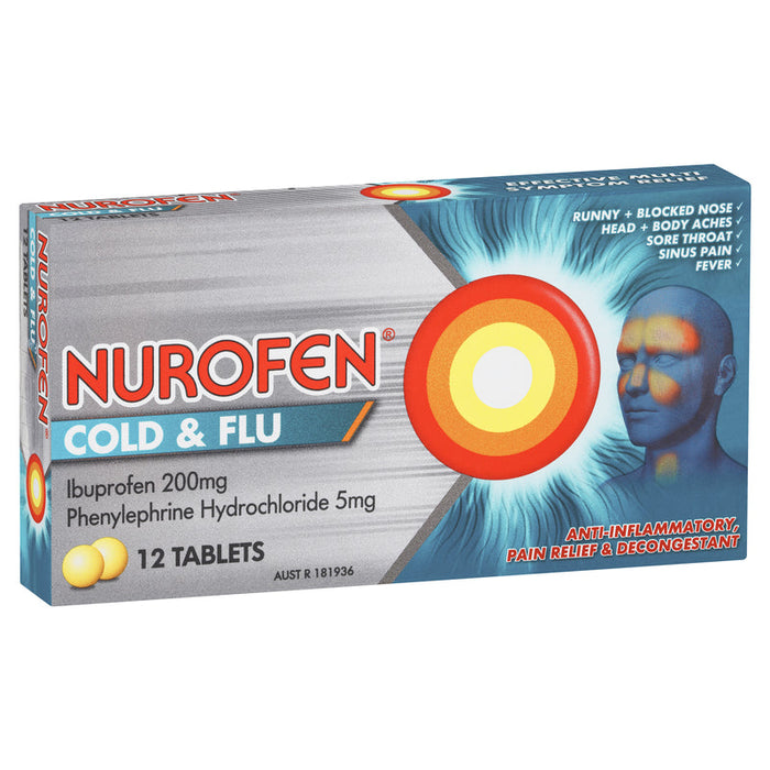 Nurofen Cold and Flu 12 Tablets