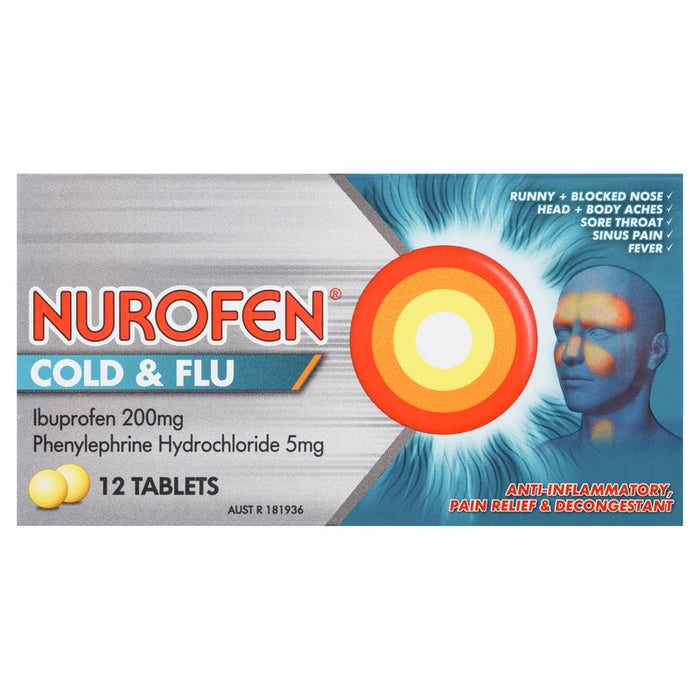 Nurofen Cold and Flu 12 Tablets