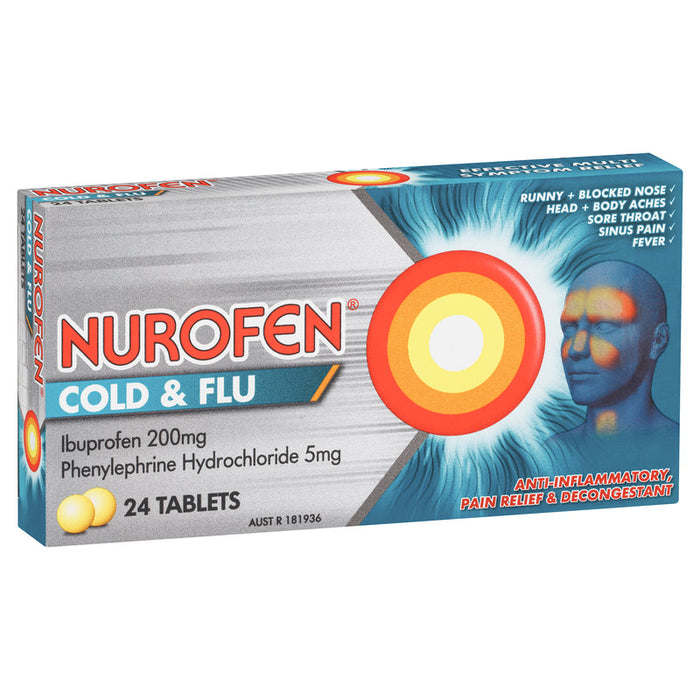 Nurofen Cold & Flu Tablets 24