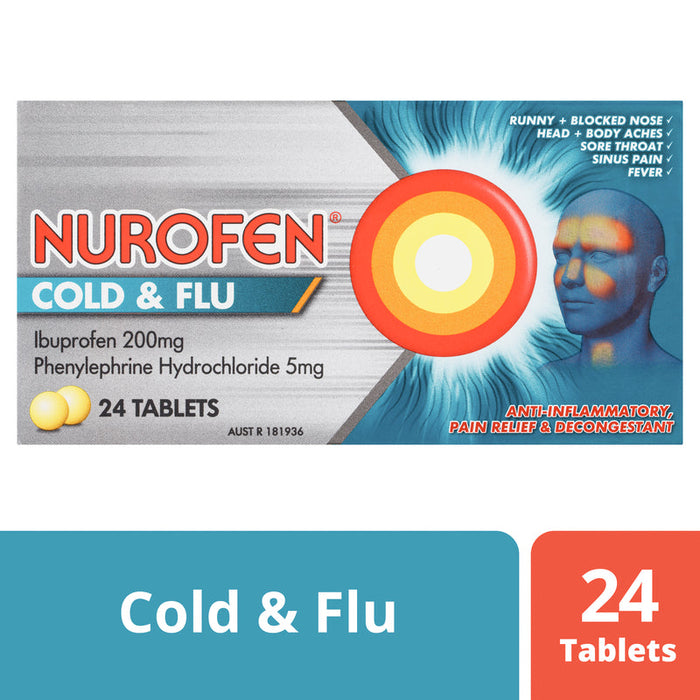 Nurofen Cold & Flu Tablets 24