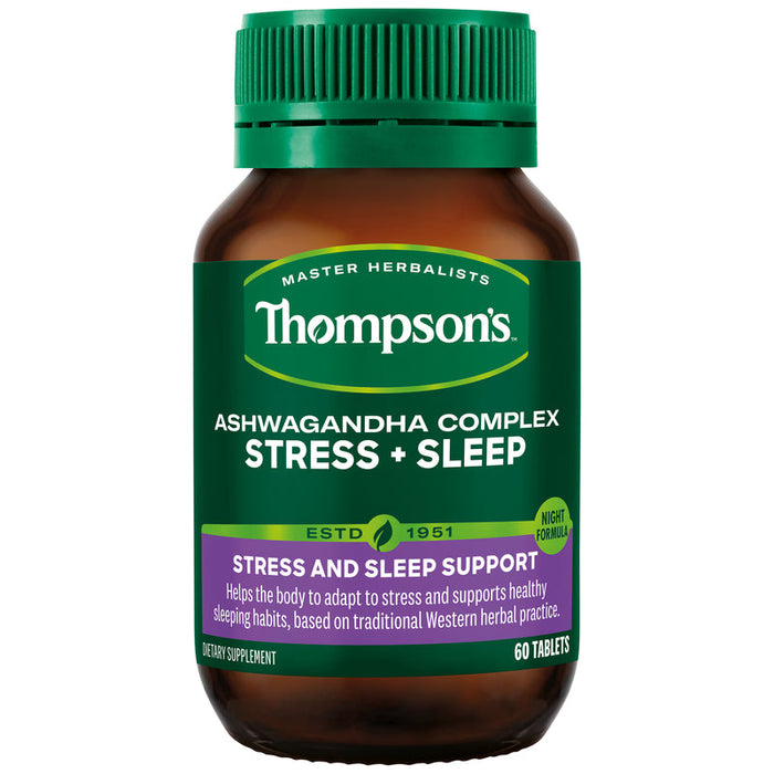 Thompsons Ashwagandha Complex Stress + Sleep Tablets 60