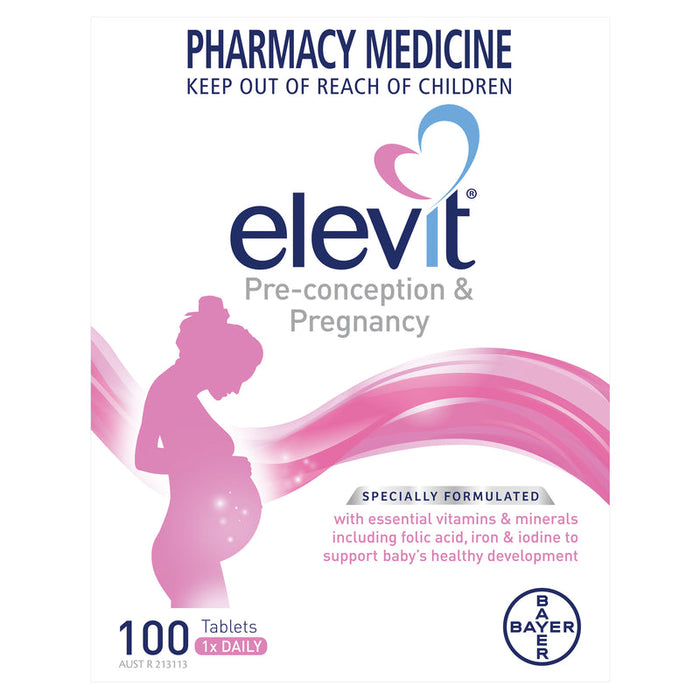 Elevit Pre-Conception & Pregnancy Tablets 100