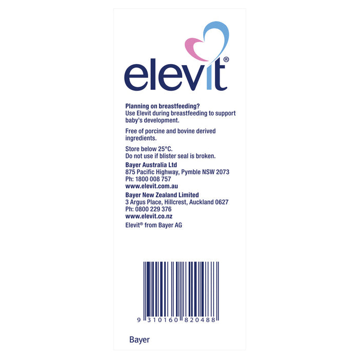 Elevit Pre-Conception & Pregnancy Tablets 100