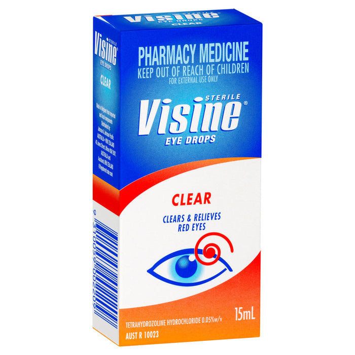 Visine Clear Eye Drops 15ml